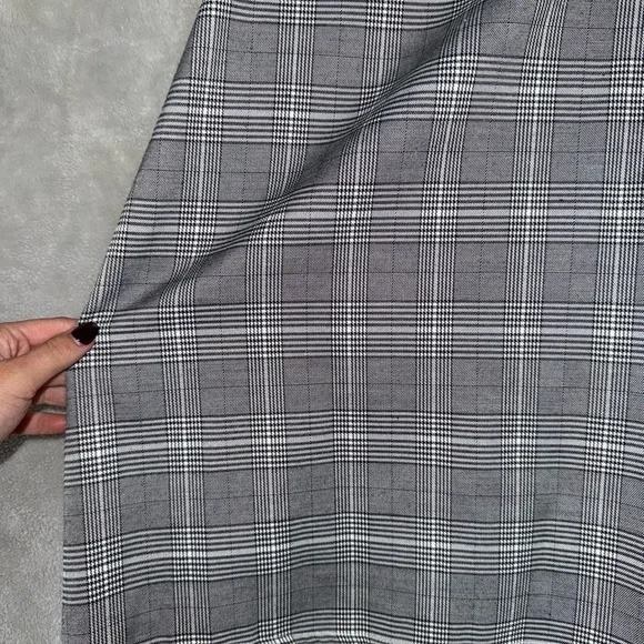 Honey Punch Charcoal Plaid Mini Dress - Picture 4 of 4